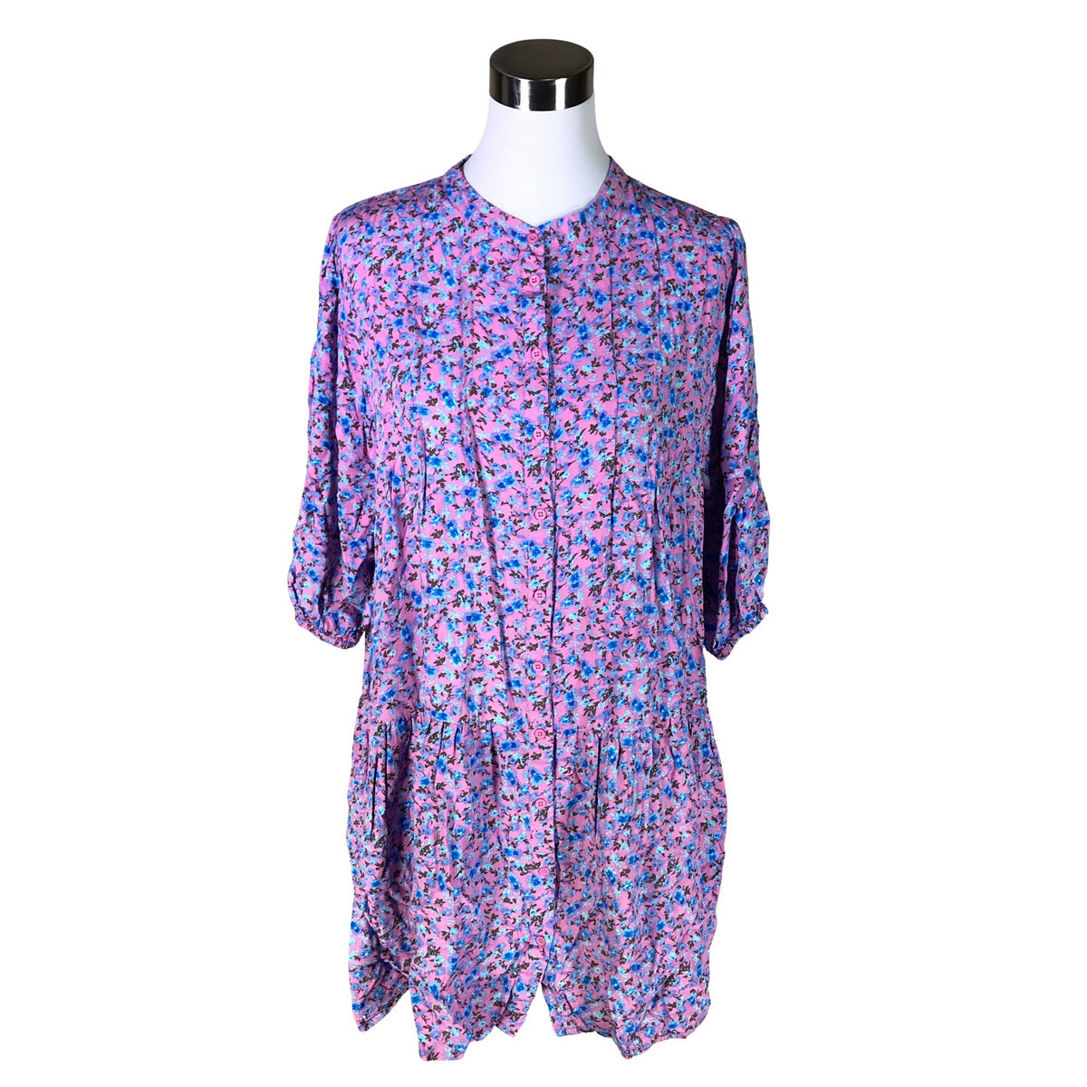 Unisex Noella - Schiffon dress, size 40 - Light pink (1)