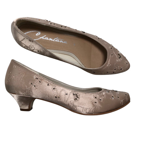 Unisex Chantana - Evening high heels, size 40 - Beige ()