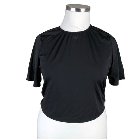 Unisex ICIW – Icaniwill - Sports shirt, short sleeve, size 42 - Black ()