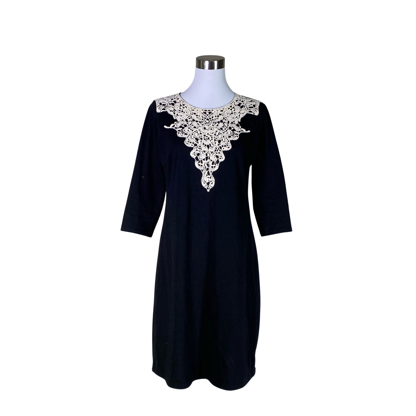 Unisex Lumoan - Tricot dress, size 38 - Black (1)