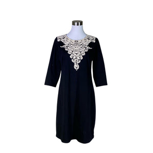 Unisex Lumoan - Tricot dress, size 38 - Black (1)