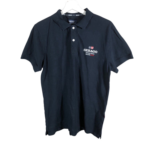 Unisex Sebago - Polo shirt, size M - Blue ()