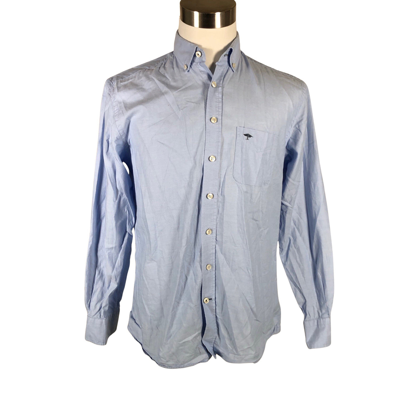Unisex Fynch-Hatton - Collared shirt, size M - Light blue (1)