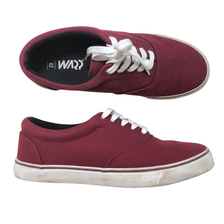 Unisex Warp - Casual sneakers, size 42 - Wine red ()