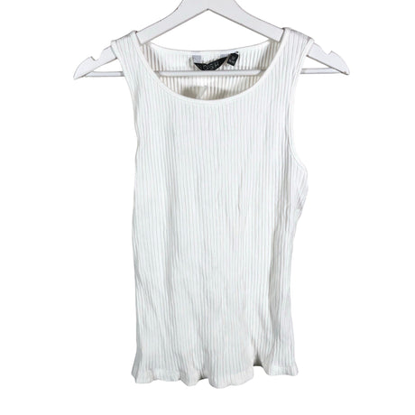 Unisex NOSH - Tricot tank top, size 40 - Natural white ()