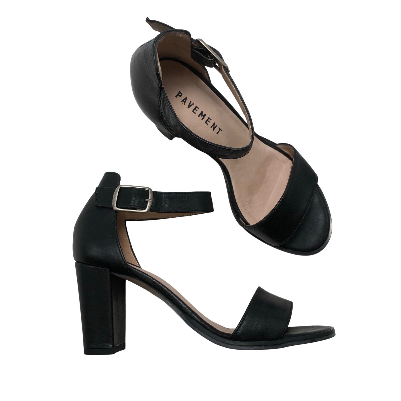 Unisex Pavement - Heeled sandals, size 37 - Black (1)