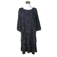 Unisex A-view - Schiffon dress, size 36 - Black ()