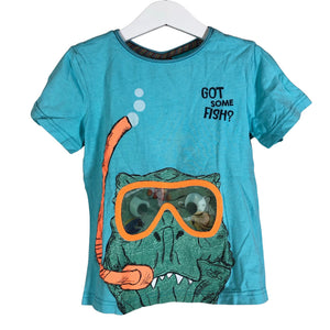 Unisex s.Oliver - T-shirt, size 104 - 110 - Blue (1)
