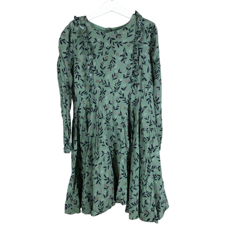 Unisex Polarn O. Pyret - Schiffon dress, size 104 - 110 - Green ()