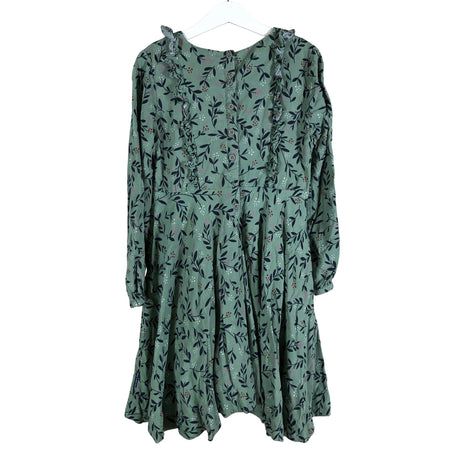 Unisex Polarn O. Pyret - Schiffon dress, size 104 - 110 - Green (2)