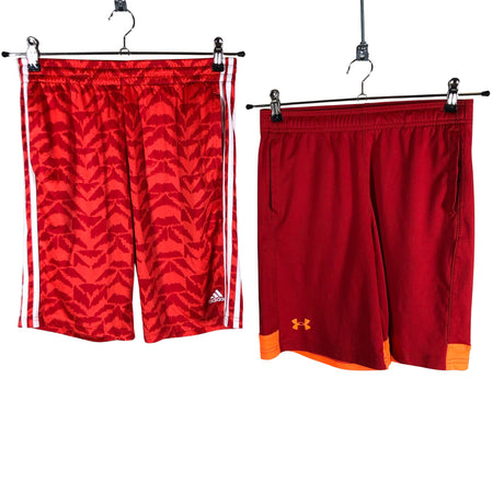 Unisex Adidas - Sports shorts, size 158 - 164 - Red ()