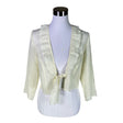 Unisex Miranella - Evening bolero jacket, size 36 - Yellow ()