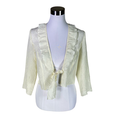 Unisex Miranella - Evening bolero jacket, size 36 - Yellow ()