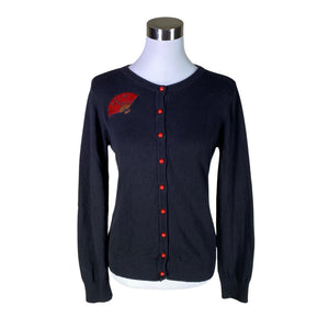 Unisex Collectif - Cardigan, size 38 - Black (1)