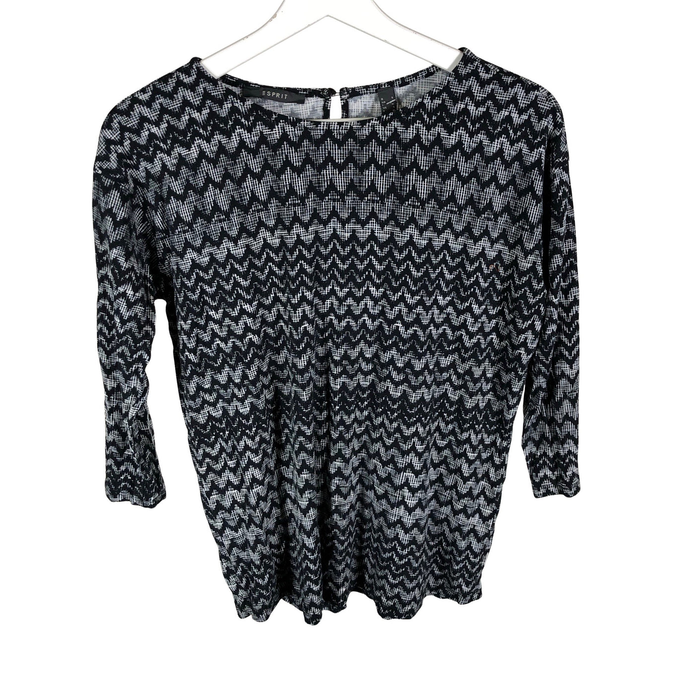 Unisex Esprit - Tricot shirt, size 36 - Black (1)