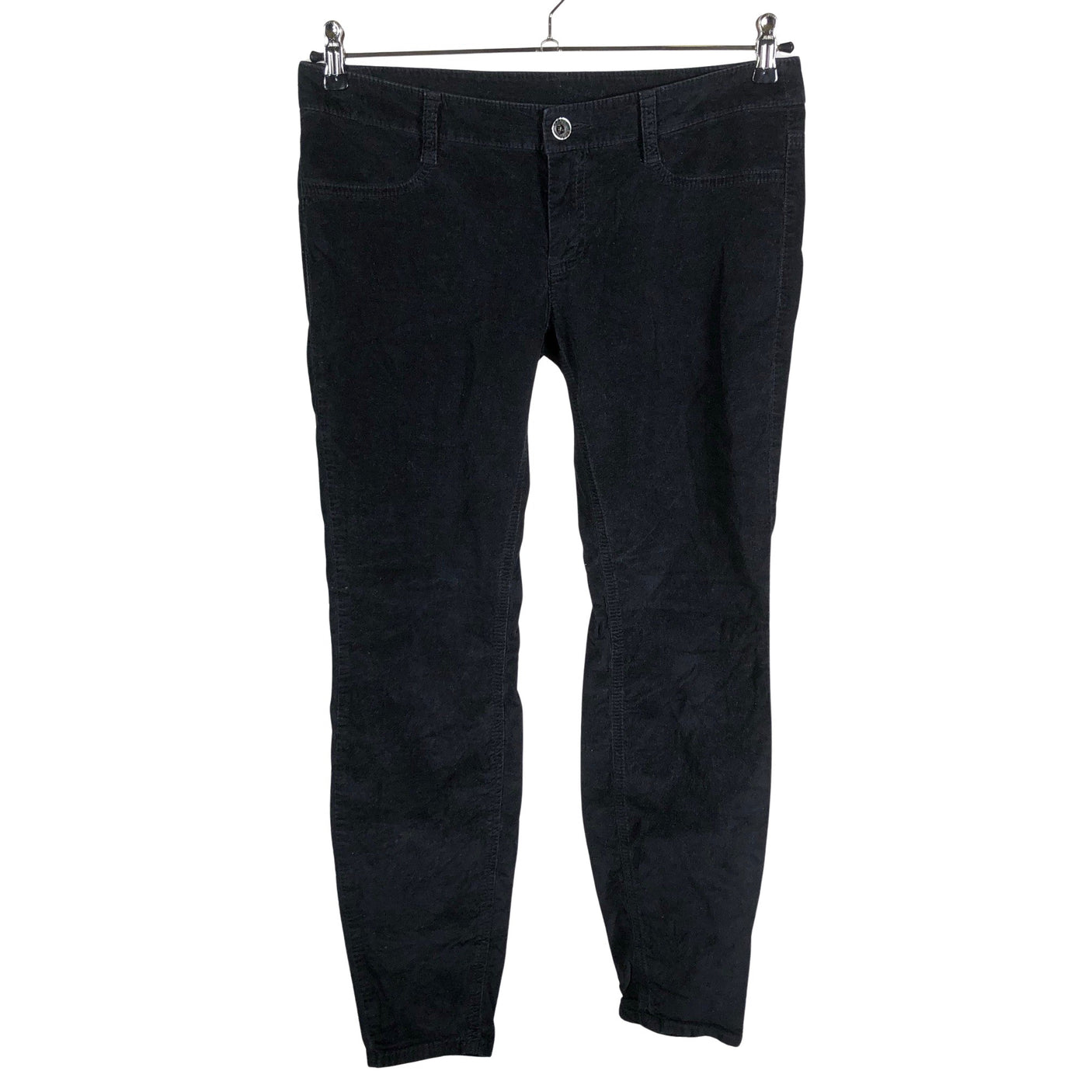 Unisex Esprit - Velvet pants, size 38 - Black (1)