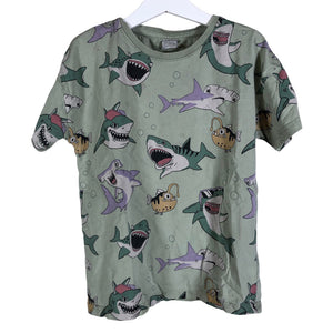 Unisex Lindex - T-shirt, size 122 - 128 - Green (1)