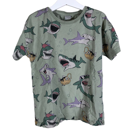 Unisex Lindex - T-shirt, size 122 - 128 - Green ()
