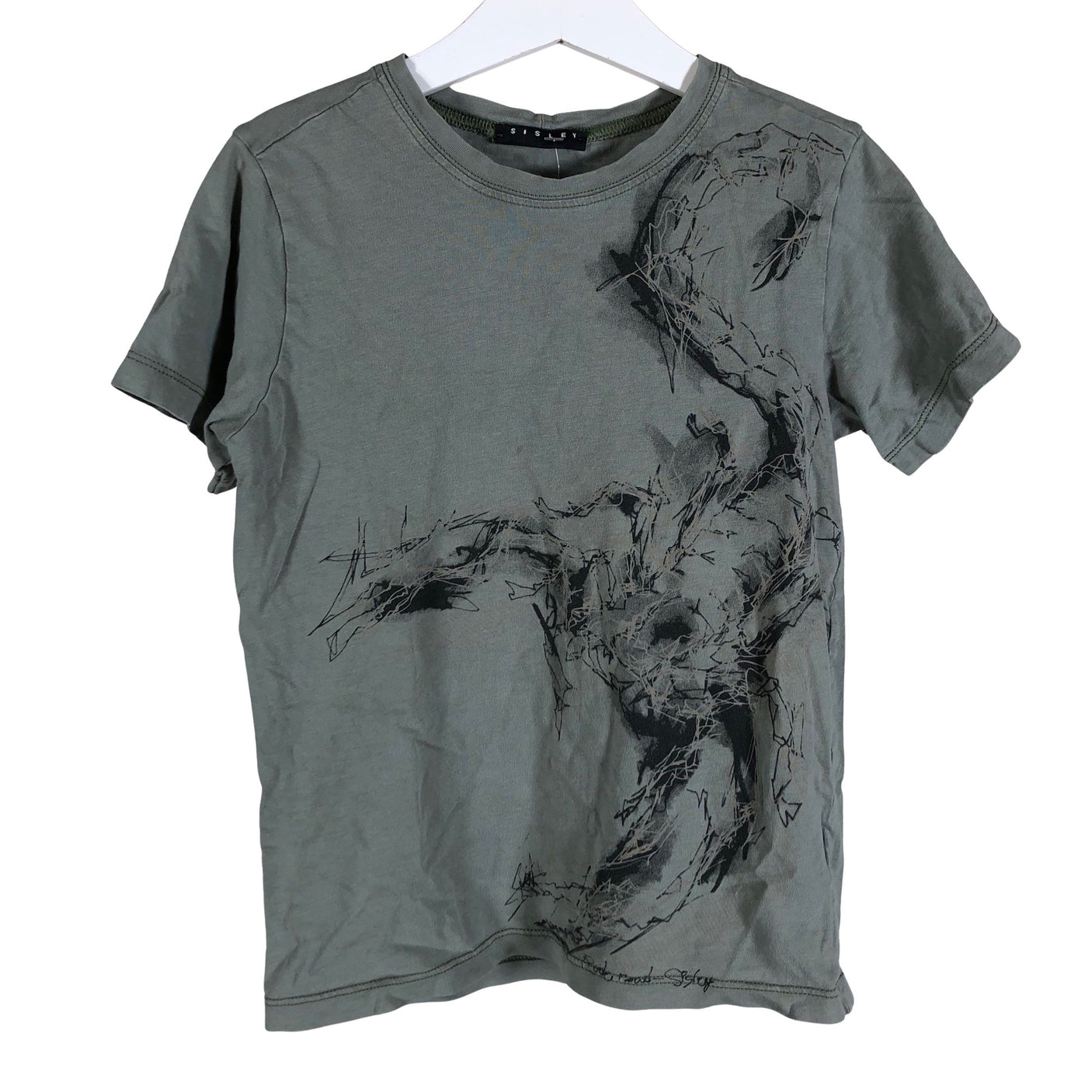 Unisex Sisley - T-shirt, size 128 - 134 - Green (1)