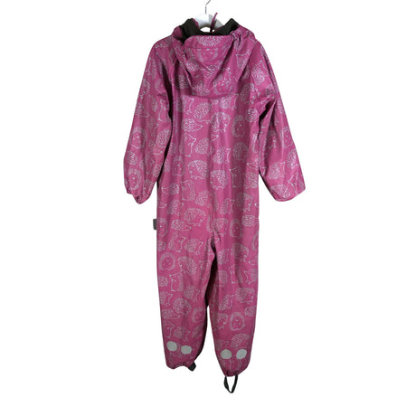 Unisex Jonathan - Rain overall, size 122 - 128 - Light pink (2)