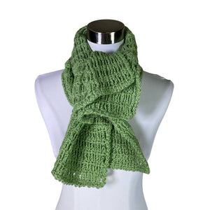 Unisex Handmade - Scarf, size Midi - Green (1)