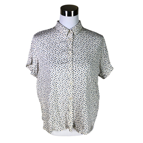 Unisex Samsoe&Samsoe - Short-sleeved blouse, size 38 - Natural white ()