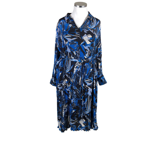 Unisex Hugo Boss - Schiffon dress, size 46 - Blue ()