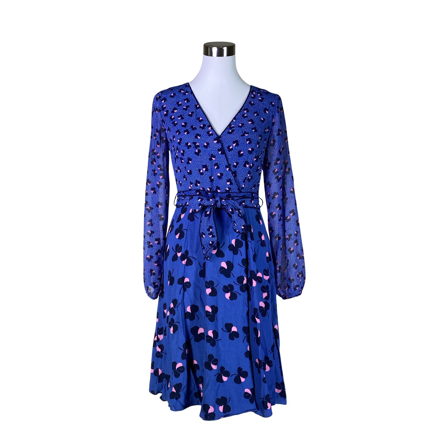 Unisex Boden - Schiffon dress, size 36 - Blue (1)