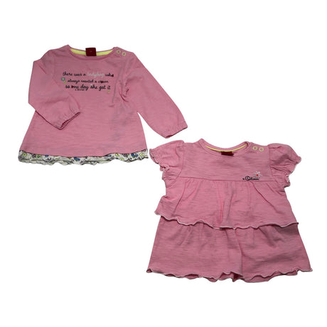 Unisex s.Oliver - Tricot shirt, size 62 - 68 - Light pink ()