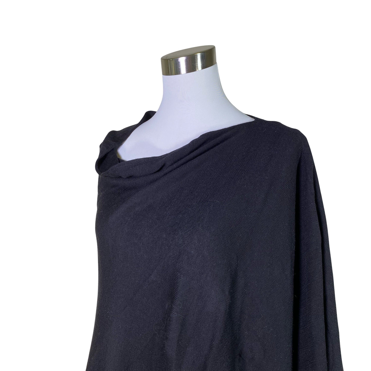 Unisex Repeat - Poncho, size 38 - Black (3)