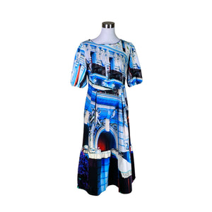 Unisex My Olsson - Sweatshirt dress, size 38 - Blue (1)