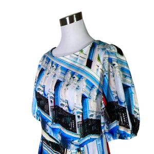 Unisex My Olsson - Sweatshirt dress, size 38 - Blue (3)