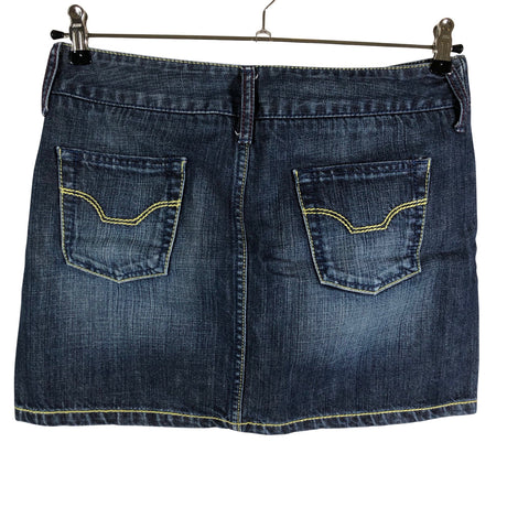 Unisex Benetton - Denim skirt, size 36 - Blue (2)