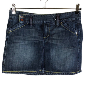 Unisex Benetton - Denim skirt, size 36 - Blue (1)