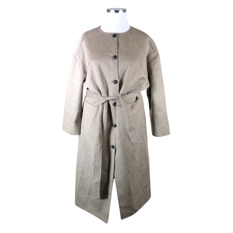 Unisex Lindex - Wool coat, size 48 - Beige ()