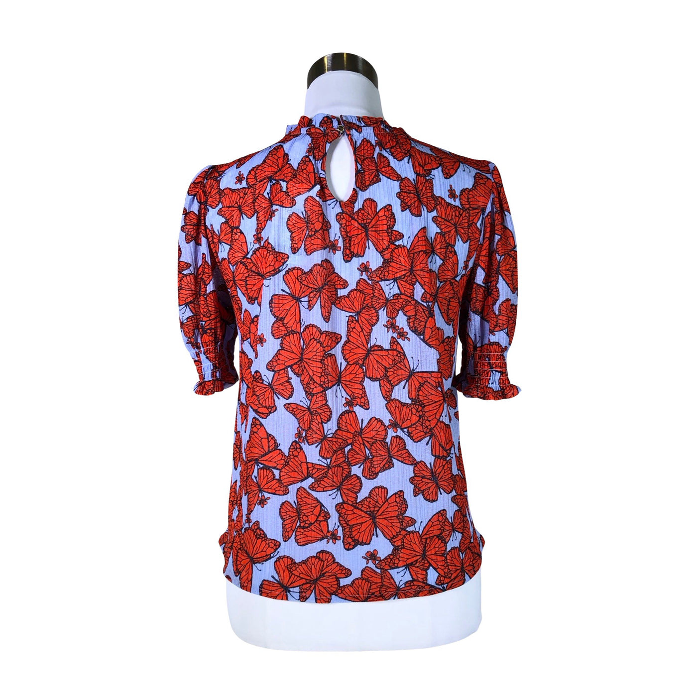 Unisex Holly & Whyte by Lindex - Short-sleeved blouse, size 36 - Light blue (2)