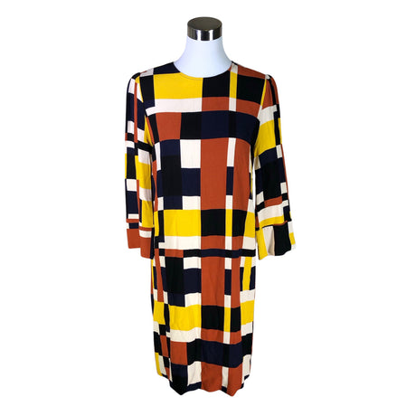 Unisex Selected - Schiffon dress, size 36 - Brown ()