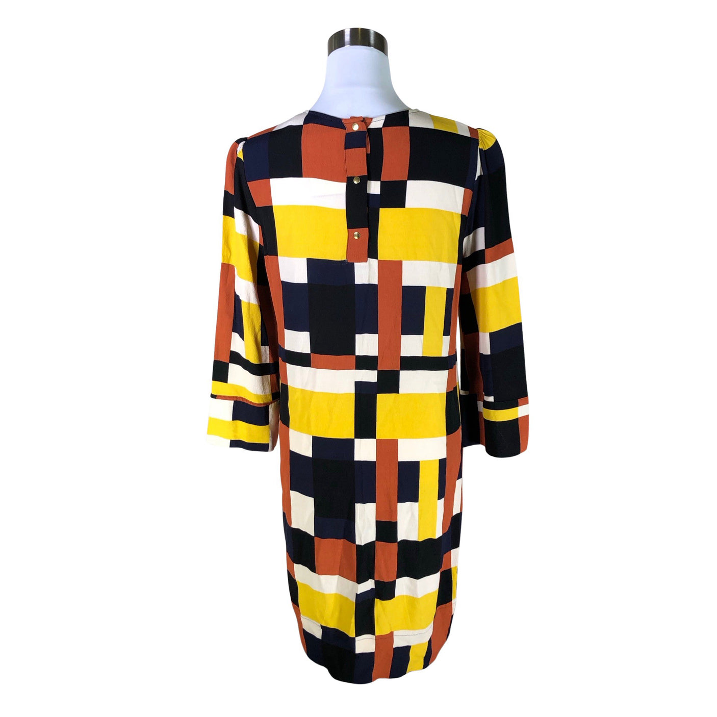 Unisex Selected - Schiffon dress, size 36 - Brown (2)