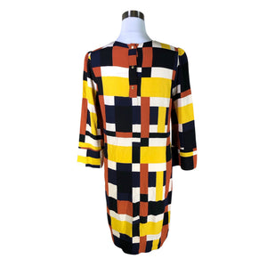 Unisex Selected - Schiffon dress, size 36 - Brown (2)