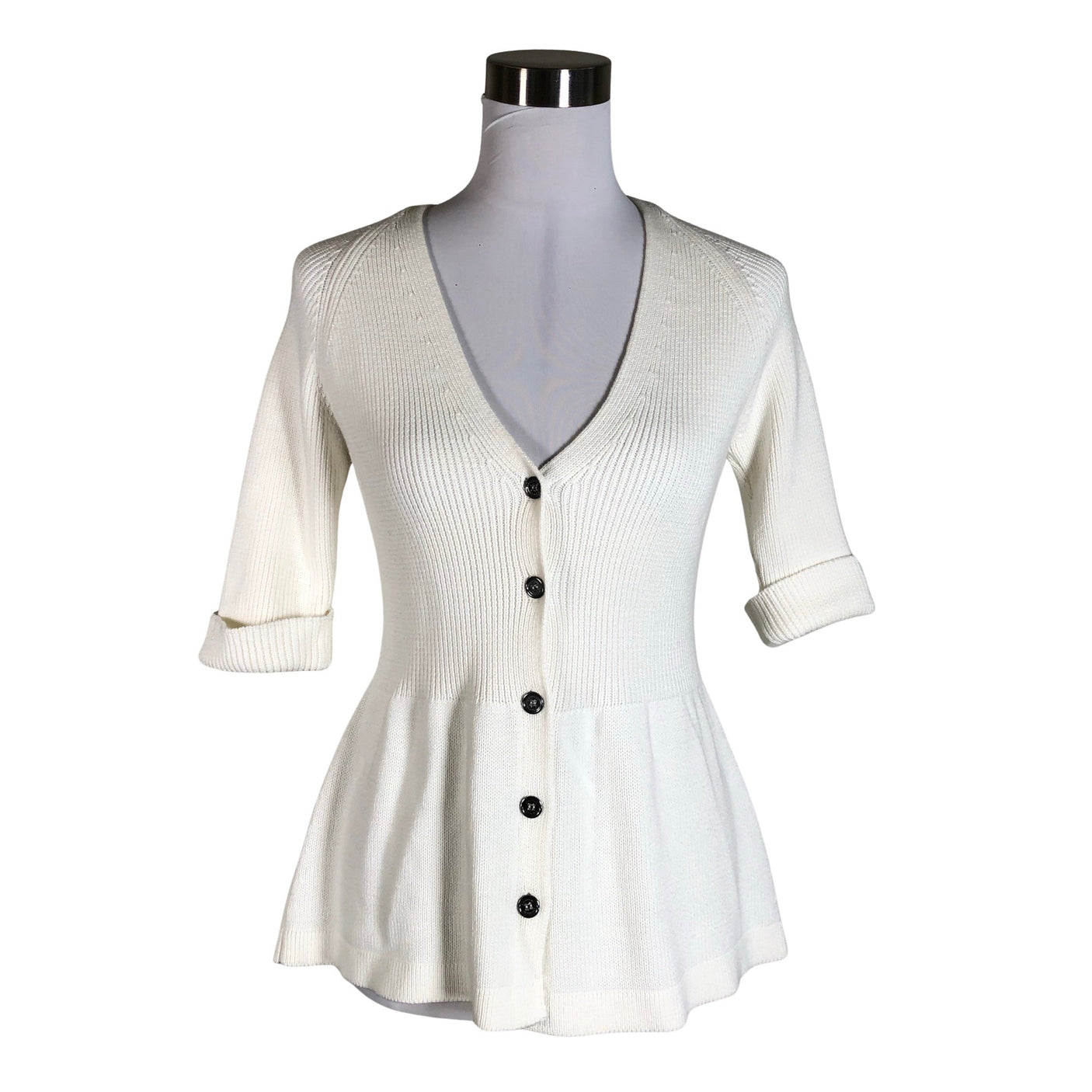 Unisex Burberry - Cardigan, size 38 - Natural white (1)