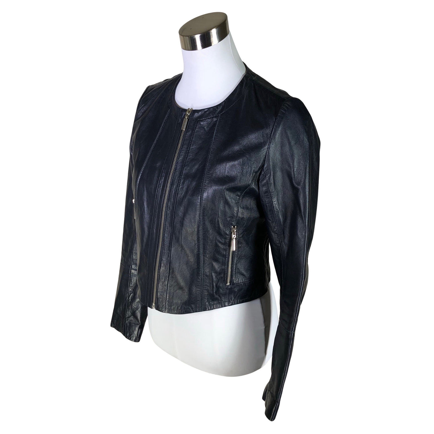 Unisex Andiata - Leather jacket, size 38 - Blue (3)
