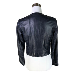 Unisex Andiata - Leather jacket, size 38 - Blue (2)