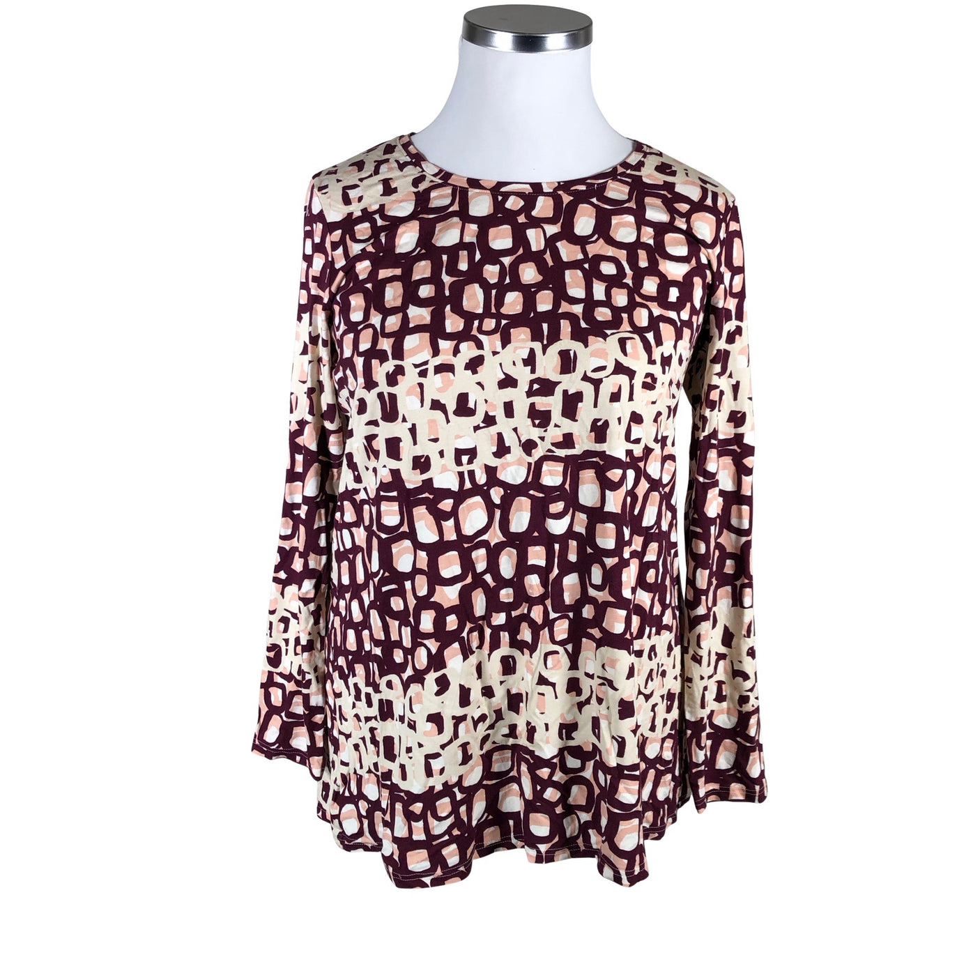 Unisex Nanso - Tricot tunic, size 44 - Wine red (1)