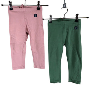 Unisex Polarn O. Pyret - Leggings, size 80 - 86 - Green (1)