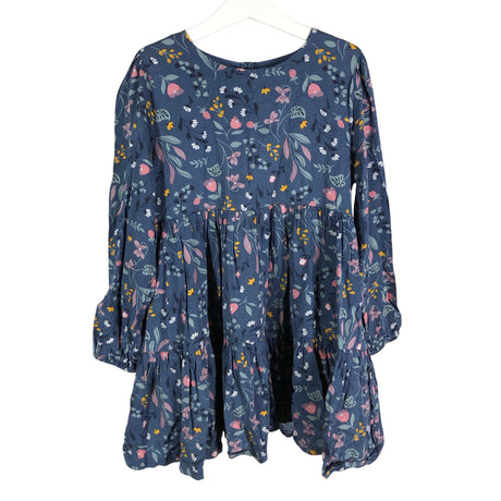 Unisex Polarn O. Pyret - Schiffon dress, size 134 - 140 - Blue ()