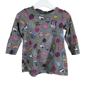 Unisex Name It - Tricot tunic, size 86 - 92 - Gray (1)