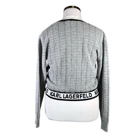 Unisex Karl Lagerfeld - Cardigan, size 42 - Gray (2)