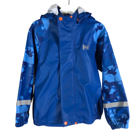 Unisex Helly Hansen - Rain jacket, size 110 - 116 - Blue ()
