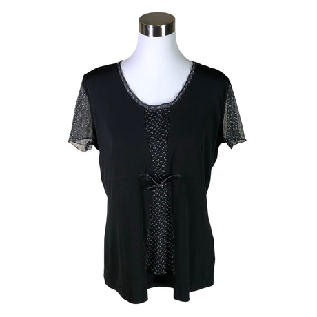 Unisex Voglia - Short-sleeved blouse, size 40 - Black ()
