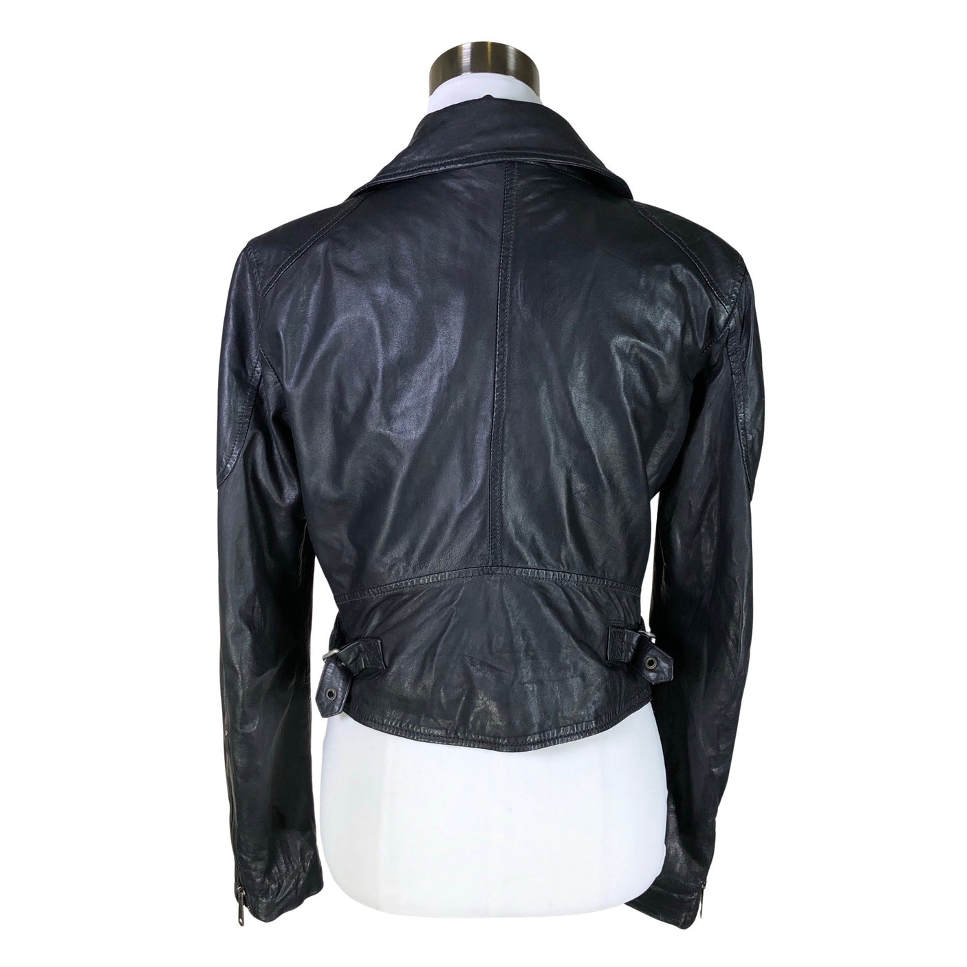 Unisex Diesel - Leather jacket, size 36 - Gray (2)